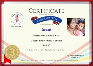 Certificate Preview