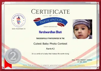 Certificate Preview
