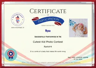 Certificate Preview