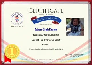 Certificate Preview