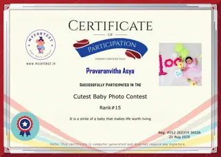 Certificate Preview