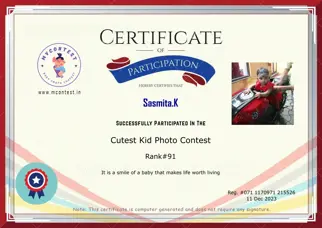 Certificate Preview