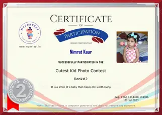 Certificate Preview