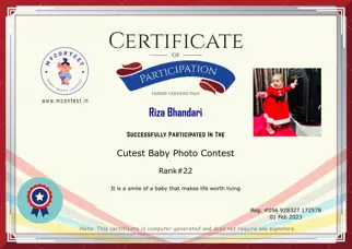 Certificate Preview