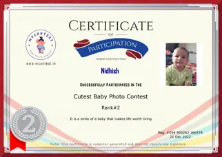 Certificate Preview