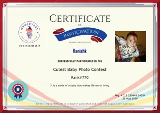 Certificate Preview