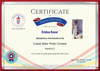 Certificate Preview
