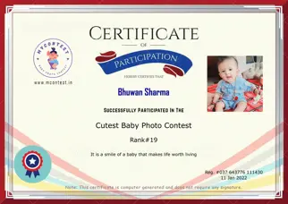 Certificate Preview