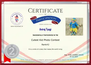 Certificate Preview