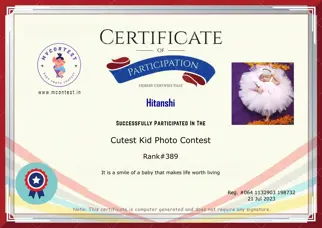 Certificate Preview