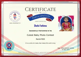 Certificate Preview