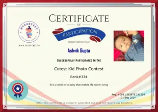 Certificate Preview