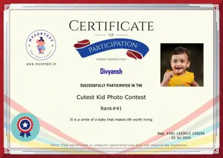 Certificate Preview