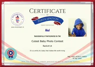 Certificate Preview