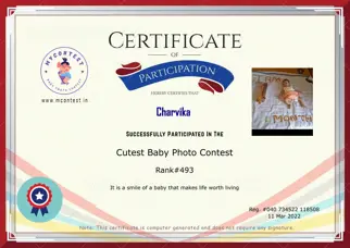 Certificate Preview