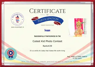 Certificate Preview