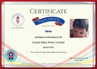 Certificate Preview