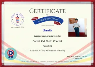 Certificate Preview
