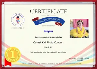 Certificate Preview