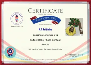 Certificate Preview