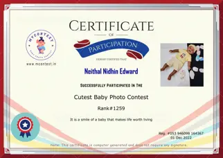 Certificate Preview