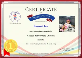 Certificate Preview