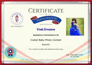 Certificate Preview