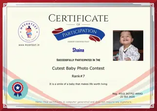 Certificate Preview