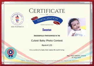 Certificate Preview