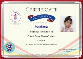 Certificate Preview