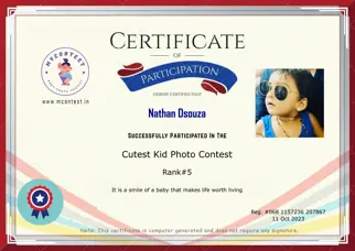 Certificate Preview