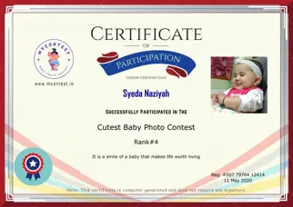 Certificate Preview