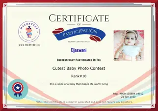 Certificate Preview
