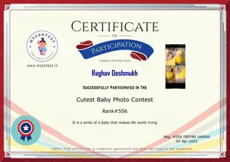 Certificate Preview