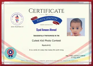 Certificate Preview