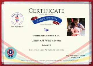 Certificate Preview