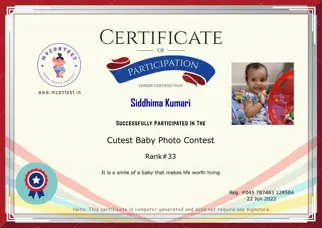 Certificate Preview
