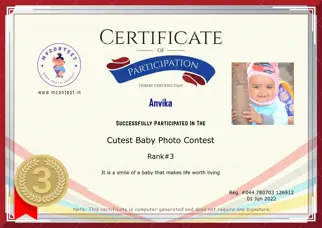 Certificate Preview