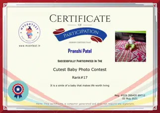Certificate Preview