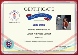 Certificate Preview