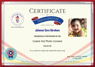Certificate Preview