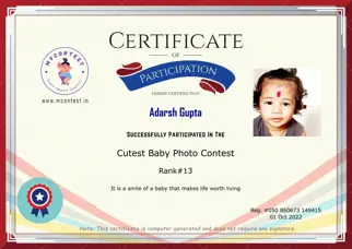 Certificate Preview