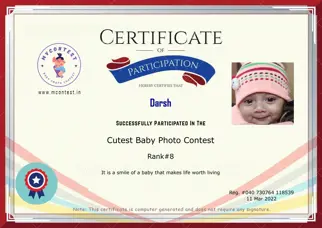 Certificate Preview