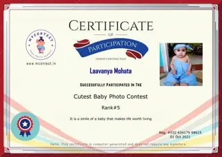 Certificate Preview