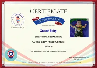 Certificate Preview