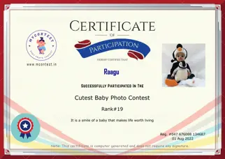 Certificate Preview