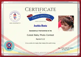 Certificate Preview