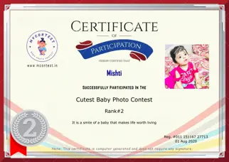 Certificate Preview