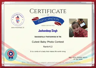 Certificate Preview