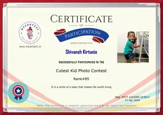 Certificate Preview